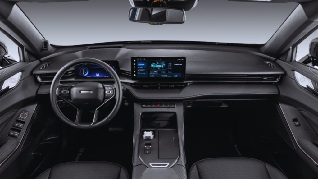 Interior do Haval H6 GT