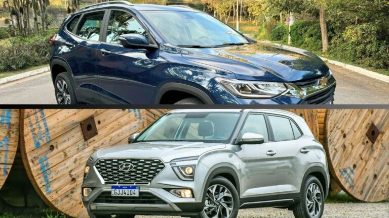 Comparativo Chevrolet Tracker Premier x Hyundai Creta Platinum
