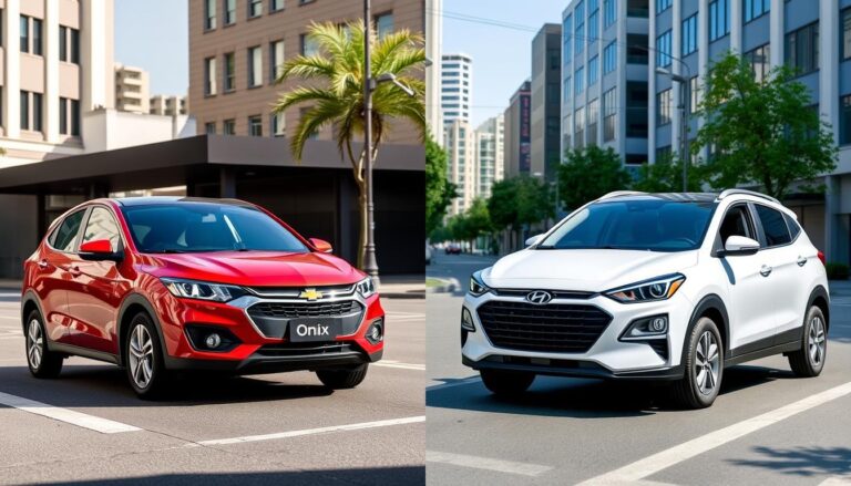 Comparação Chevrolet Onix e Hyundai HB20