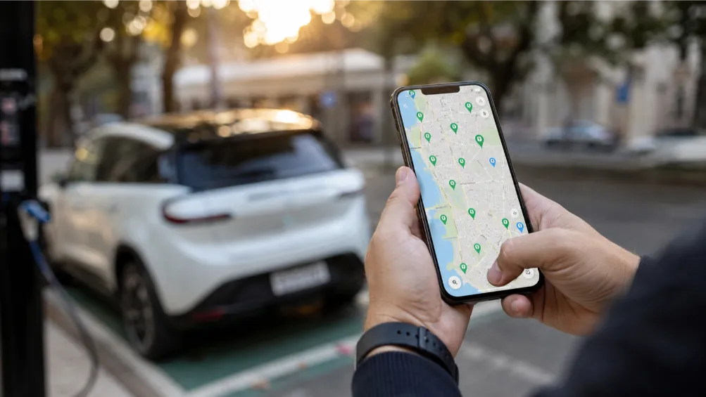 apps para achar ponto de recarga carro elétrico