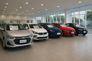 Ranking de carros PCD preços 2026 com modelos mais vendidos