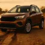 Protetor de cárter para estrada de terra instalado em SUV