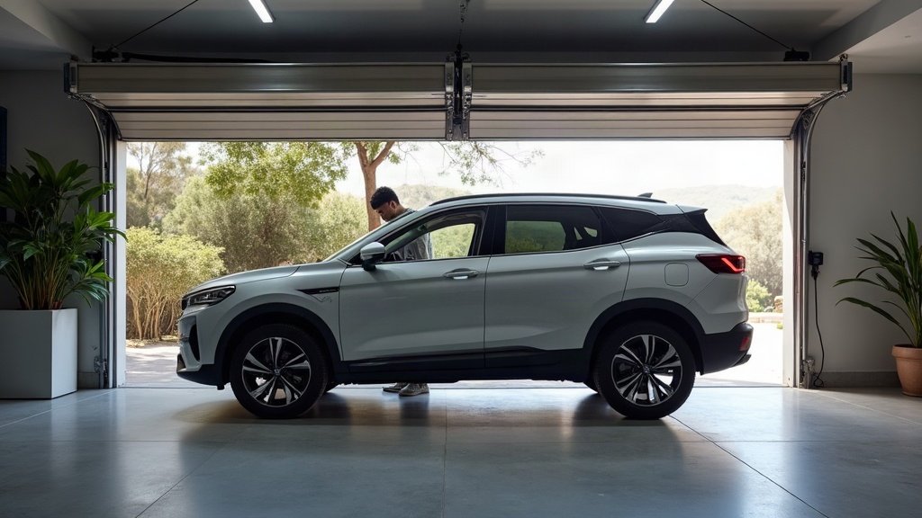 BYD Song Plus 2026 com interior sofisticado em garagem residencial