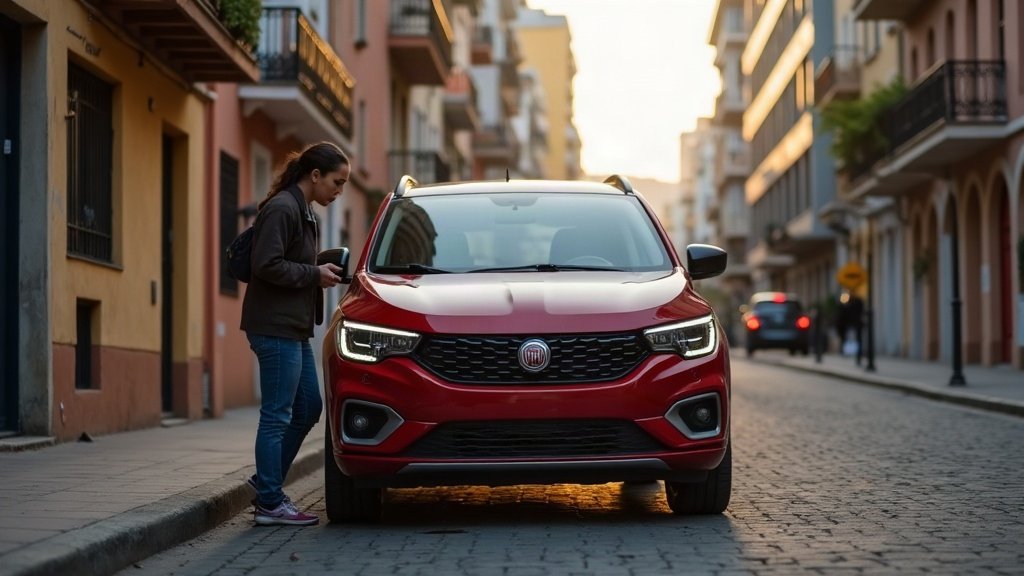 Fiat Mobi 2026 em uso urbano