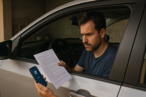 Financiamento de carro atrasado e orientação sobre busca e apreensão