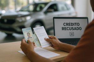 Financiamento negado por CPF irregular durante conferência de documentos