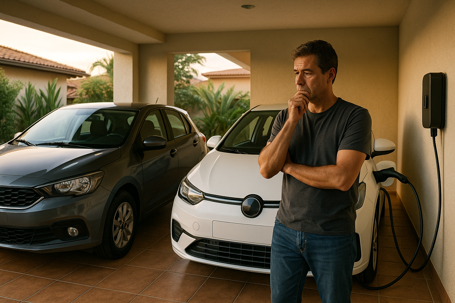 Trocar carro a combustão por elétrico e avaliar o impacto climático