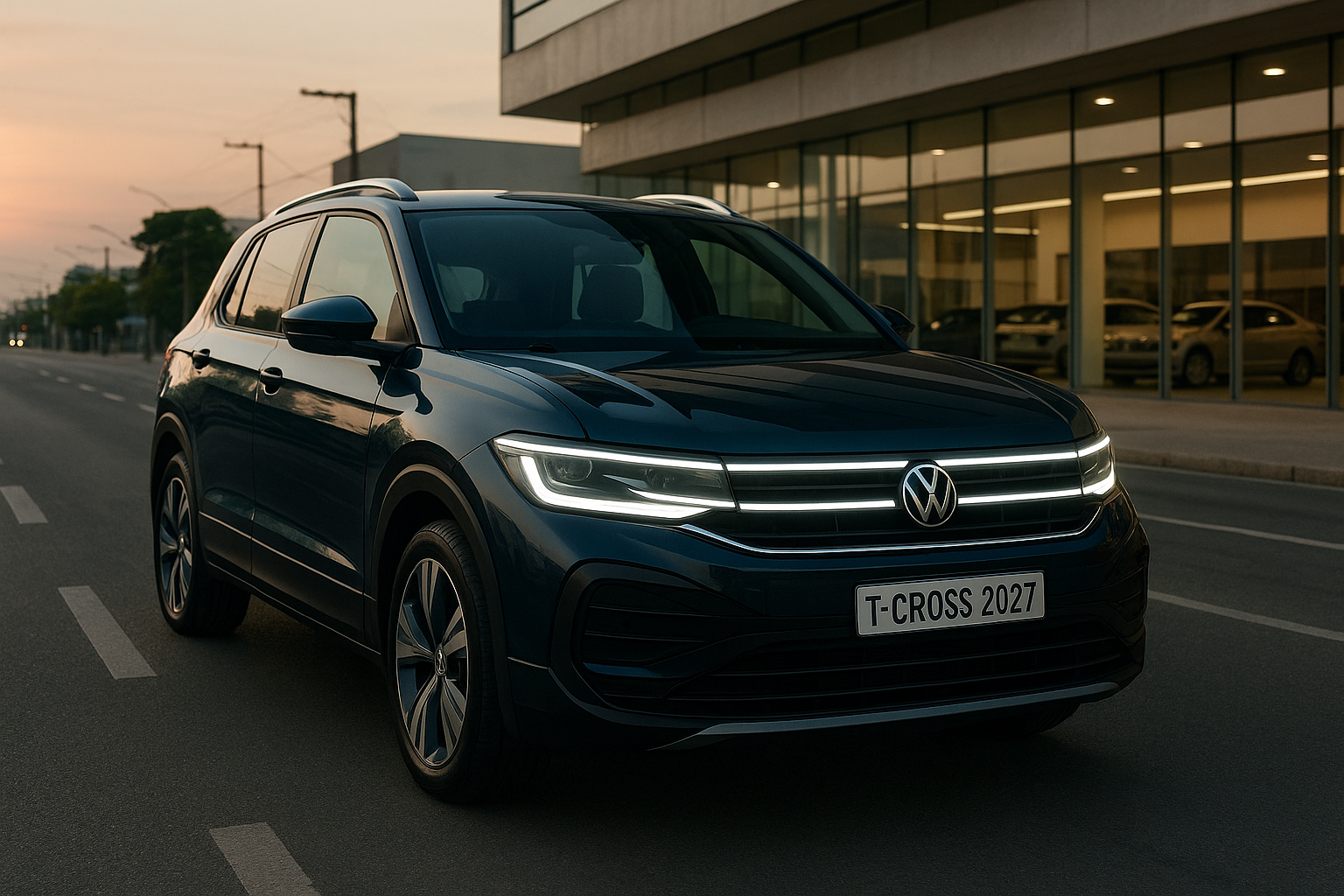 Volkswagen T-Cross 2027 com novo câmbio automático de oito marchas